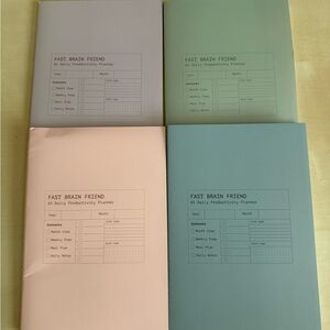 Fast Brain Friend A5 Daily Productivity Planners